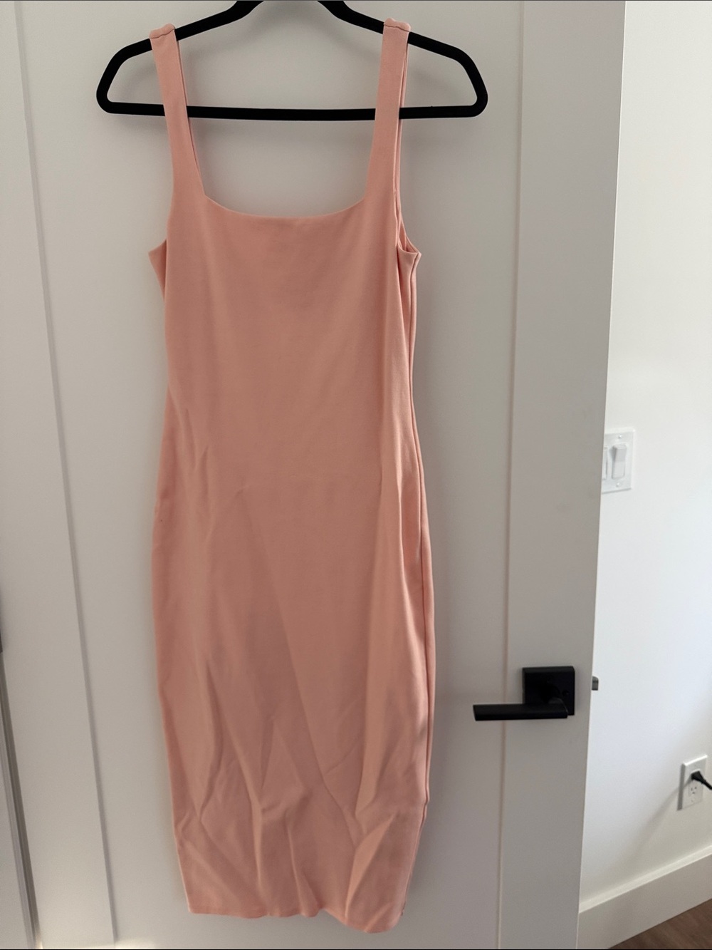 Lovers + Friends Sleeveless Midi Dress in Blush Peach